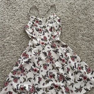 Floral Spaghetti Strap Dress